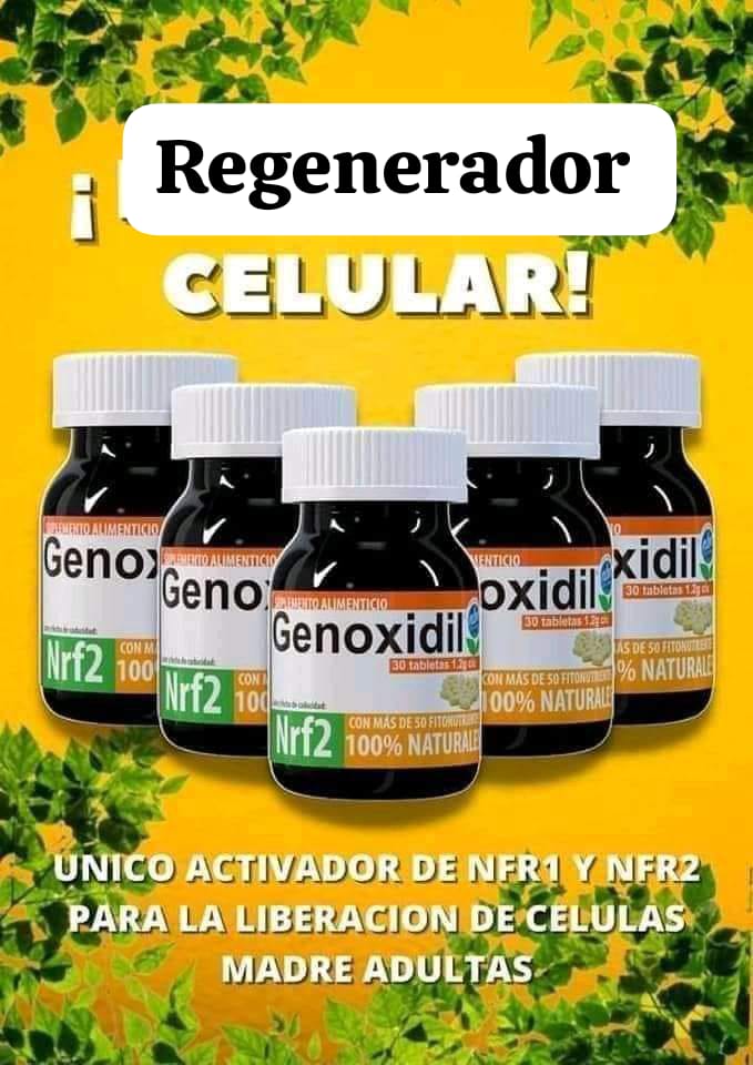 GENOXIDIL ES UN REGENERADOR DE CELULAS MADRES (Nrf2) ACTIVADOR